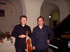 Con Paolo Ghidoni (violinista), Viggiano (PZ) 2002.JPG